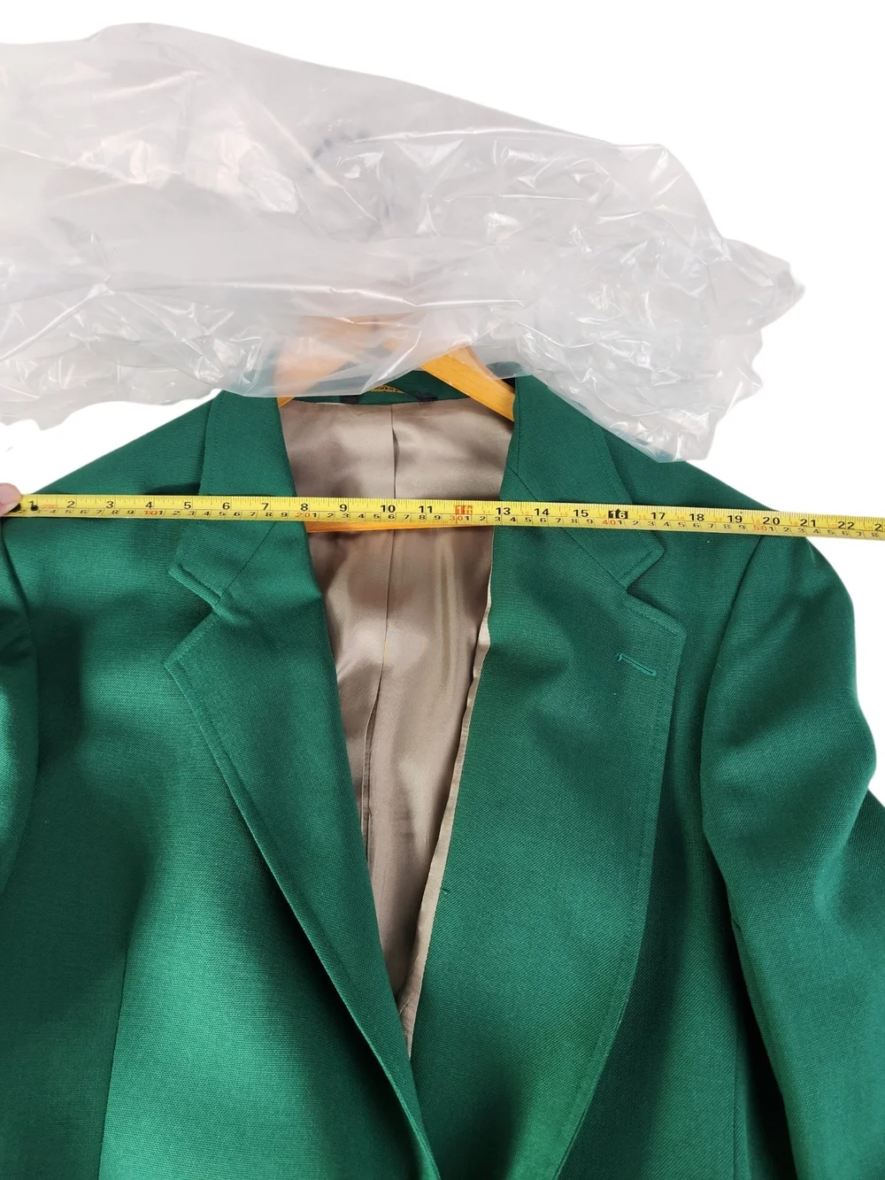 Vintage Hubbards Men’s Green Blazer 48L Gold Button Preppy USA Made Country Club